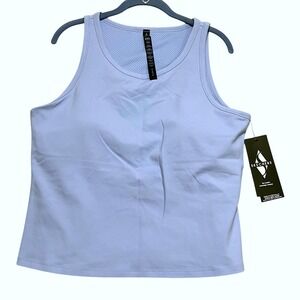 Skechers GO WALK Shelf Bra Tank Women 2XL WLV Blue GOFLEX Activewear Gym